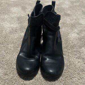 UGGS Leather Ankle Boots